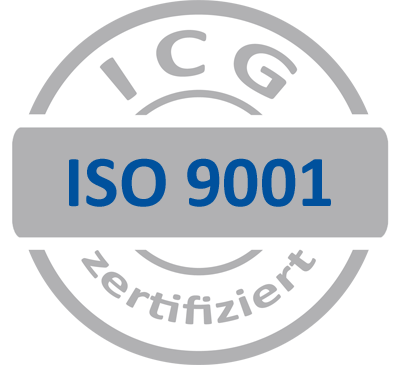 ISO 9001 zertifiziert ICG